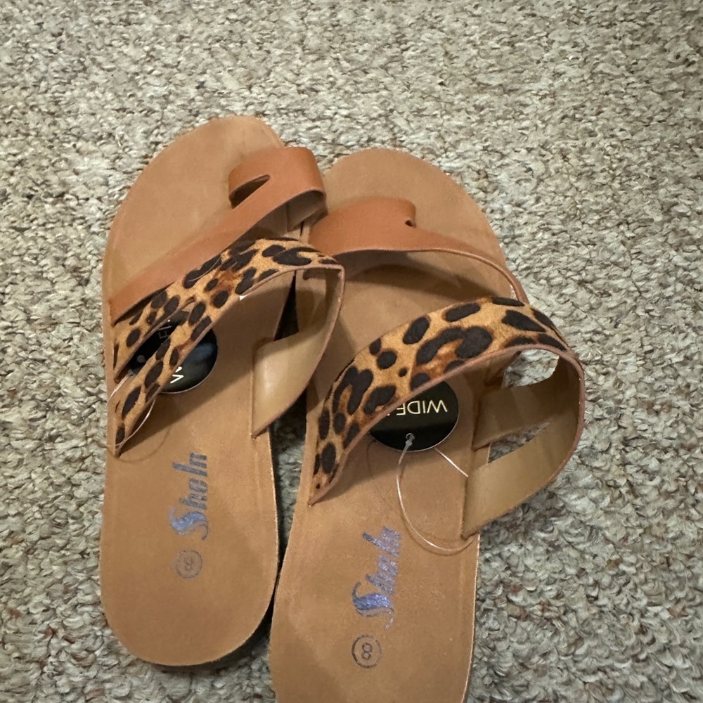 Stylish Leopard Print Sandals